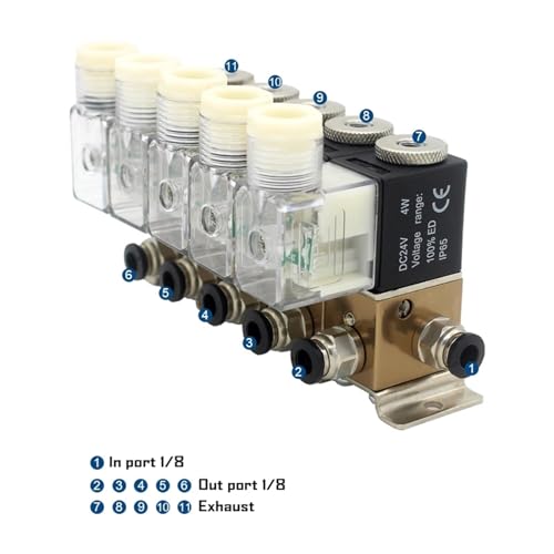 Électrovanne pneumatique 3V1-06 pour gestion de pression positive et négative - 4