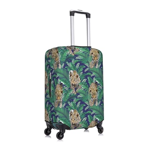 Tropical Animals Travel Luggage Cover Protector Suitcase Covers for Luggage Covers for Suitcase Fit 18-32 In L3