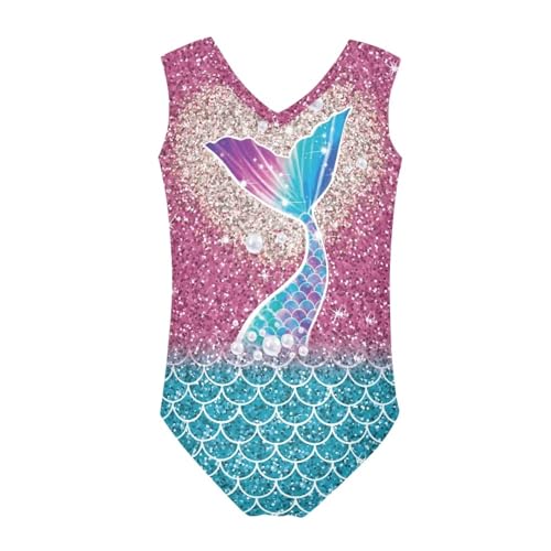 Image of Mumeson Girls One Piece Swimsuits Lightweight V-Neck Swimwear Bathing Suits for Little Girls 3-14 Years
