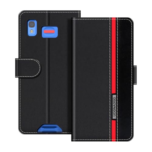 UOGNADGD ���U�[�P�[�X Zebra HC20 �Ƃ̌݊������� �}�O�l�b�g���t���b�v�J�o�[ �X�^���h���J�[�h�z���_�[�t�� �Ռ��ی�Ή� (�u���b�N)