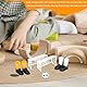 OUDQFCJ Tischkicker Kinder Mini Fussball Kickertisch Bälle Tischfussball Foosball Table for Children