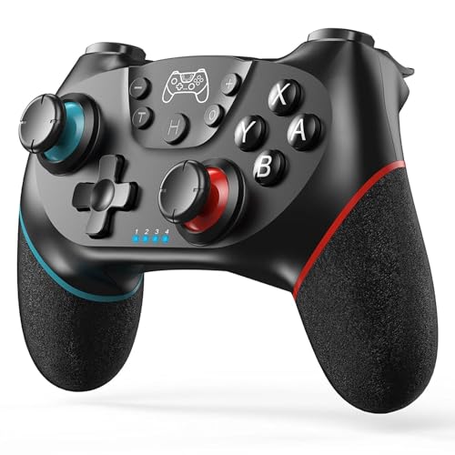 UPDATE-VERSION Controller für Switch/Switch 2/Lite/OLED, Controller für Switch Pro mit Aufwachen, Wireless Controller für Switch mit 6-Achsen Gyroskop, Double Shock, Turbo und Screenshot