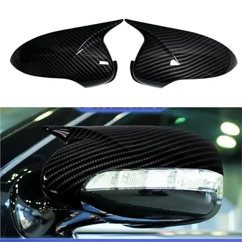 Coque de rétroviseur Mercedes Classe E W211 style carbone - 4