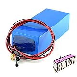 (US Warehouse) 48V 15Ah Ebike Battery,48V Electric Bike Lithium ion Battery Pack 48 Volt PVC E-Bike Bicycle Batteries for Bafang 500W/750W /1000W Motor with 30A BMS and 2A Charger