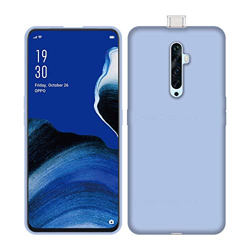 Image of Case Creation Luxurious OG Series for Reno2 Z Case Cover,Anti-Dirty Slim Case Frosted Matte Cute Candy TPU Raised Bezel (Splash of Color) Back Cover for Oppo Reno 2F -Light Purple