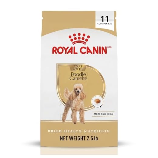 Royal Canin Breed Health Nutrition Poodle Adult Dry Dog Food, 2.5 lb Bag