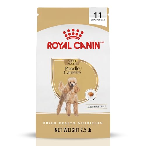 Royal Canin Breed Health Nutrition Poodle Adult Dry Dog Food, 2.5 lb Bag
