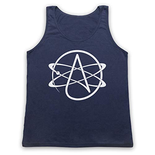 Débardeur Atomic Whirl symbole athée : haut sans manches col rond en coton pour homme