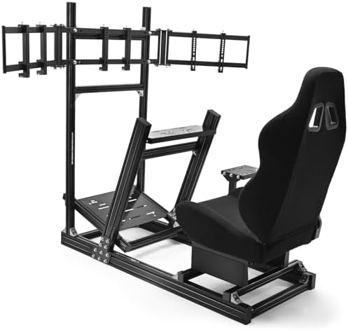 Amazon.com: Supllueer 8040 Aluminum Racing Simulator Cockpit with ...