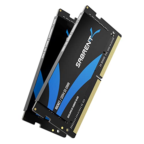 Amazon | SABRENT ロケット 32GB (2x16GB) DDR4 SO-DIMM 3200MHzメモリ