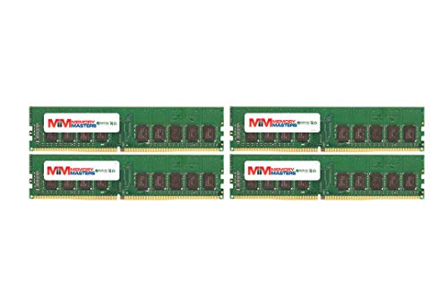 MemoryMasters 32GB (4x8GB) DDR4-2400MHz PC4-19200 ECC UDIMM 1Rx8 1.2V Aobt@[h T[o[/[NXe[Vp