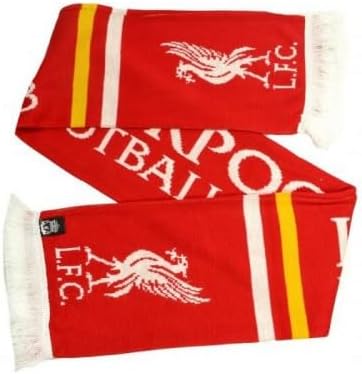 Liverpool FC Liver Bird Jacquard Scarf (One Size) (Red/White/Yellow)