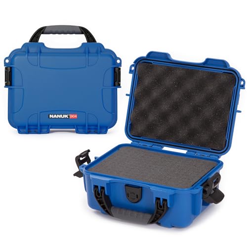 Nanuk 904 Waterproof Hard Case with Foam Insert - Blue