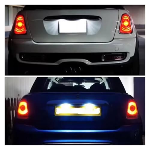 Evita fallos de luz de matrícula LED 6000K para Mini Cooper R56 6
