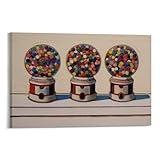Three Machines by Wayne Thiebaud Art Poster Poster Cool Artworks Painting Wall Art Canvas Prints Hanging Picture Home Decor Posters 20x30inch(50x75cm)