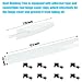 Jaronx Compatible with BMW Convertible Roof Hinge Cover (Apline White) 3' E93 2006-2011,4' F33/M4 F83 2014-2019,4PCS Left & Right Top Roof Molding Trim 54377184037 54377184038 54377184047 54377184048