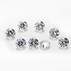 JIANGYUANGEMS 1000pcs 1.4mm 5A Round Machine Cut White Cubic Zirconia Stone Loose CZ Synthetic Gemstone for Jewelry Making #5