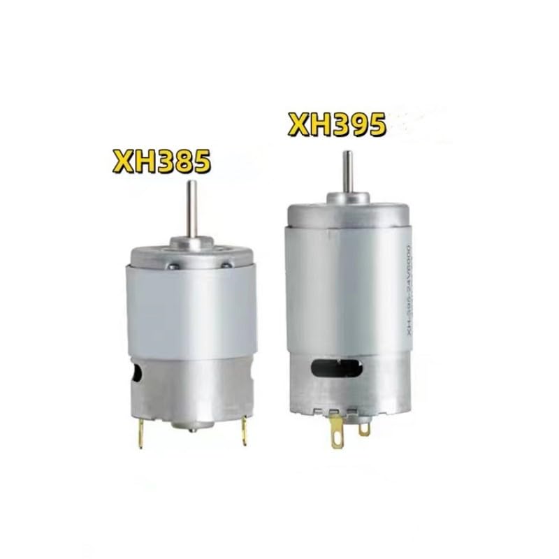 XH385/XH395 DC Motor Brush Fan Balance Car Hair Dryer Air Pump Motor - (Speed(RPM): 24V8500-shaft 10mm, Voltage(V): XH395)