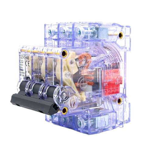 Disjoncteur miniature DZ47-63 3P rail DIN protection surcharge