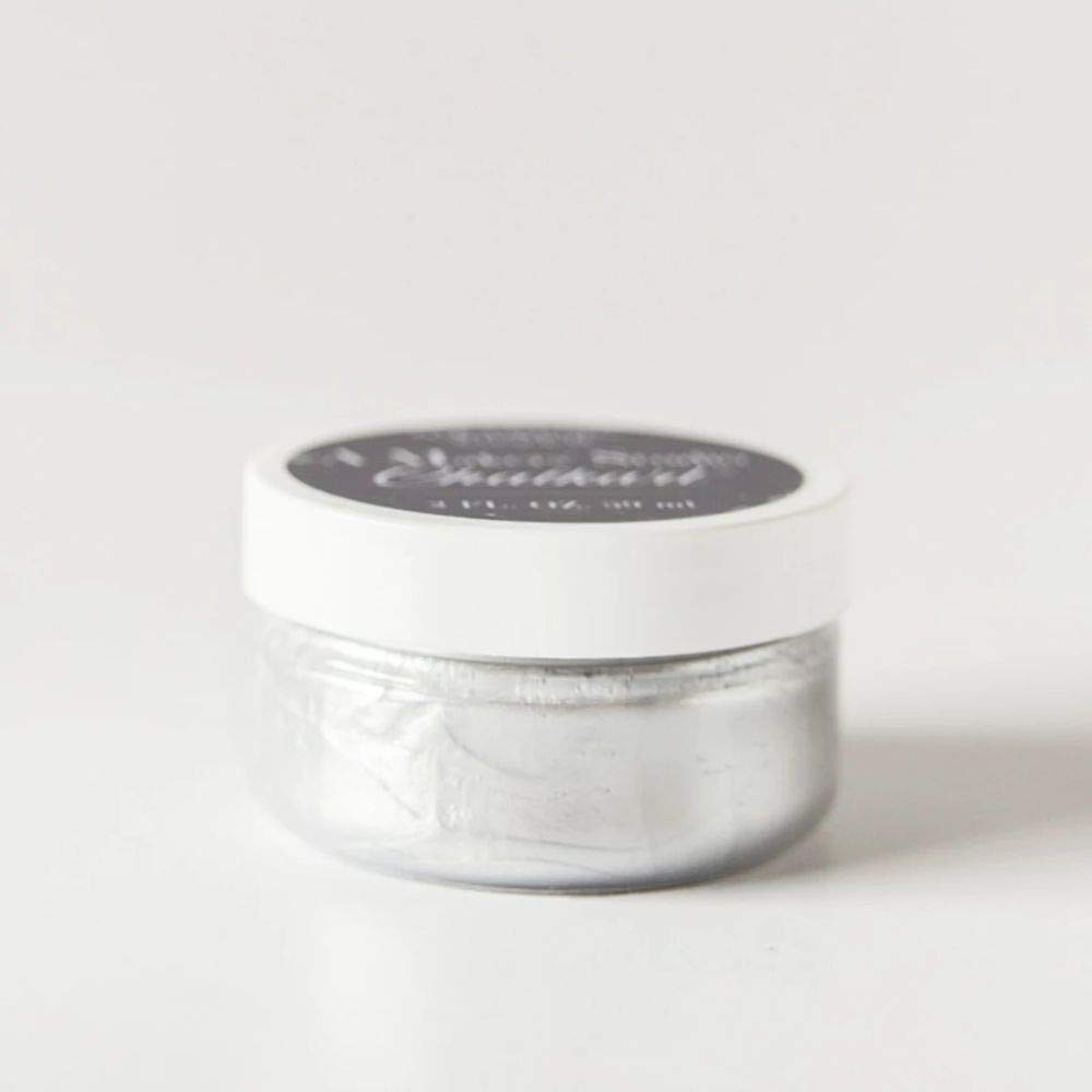 A MAKER'S STUDIO | Chalk Art | Metallic Silver | Water Based | DIY Art & Craft Stencil Paste | Multi-Surface Application | Customize Décor, Glass, Non-Porous Surfaces | 2 oz