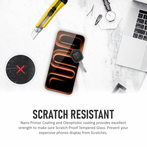 Image of SupCares Tempered Glass for Infinix Note 60 Pro (6.78 Inch) With Installation Kit | Military-Grade Gorilla Screen Protector | Edge to Edge Coverage | Black