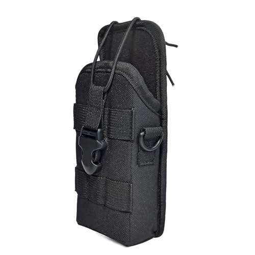 YNIBST Versatile Walkie Talkie Holster Molle Radio Pouch Large Radio Holder for Motorola Baofeng Cobra Uniden Handheld Two Way Radio Ham CB Radio