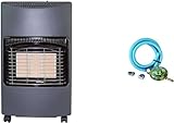Marchio ZENITH ZENITH Kit Stufa GPL + REGOLATORE Bassa Pressione Fissa + Fascette  Potenza Stufa da 1.5kw a 4.1kw, Pressione Gas 28-30 mbar, Riscaldamento rapido, Risparmio energetico