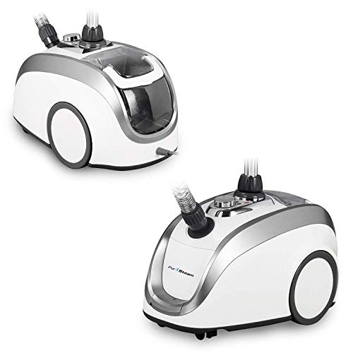Pursteam -2020 Official Partner Of Fashion-Full Size Steamer For Clothes, Garments, Fabric-Professional Heavy Duty - 4 Steam Levels, Perfect Continuous Steam #TOP6