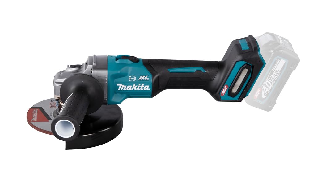 MAKITA AMOLADORA Angular INALÁMBRICA GA035GZ 150mm XGT, Aluminium, Petrolio (senza batteria, senza caricatore)