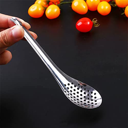 Miniatura 5 de Cuchara De Caviar De 56 Agujeros, Cuchara De Esferificación De Acero Inoxidable, Cucharas Pequeñas Ranuradas, Coladores, Colador De Caviar Para Caviar, Claras De Huevo Y Yemas Separadas