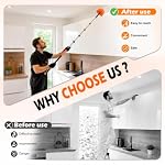 Cobweb Duster with Extension Pole, 18FT Spider Web Brush - Image 5