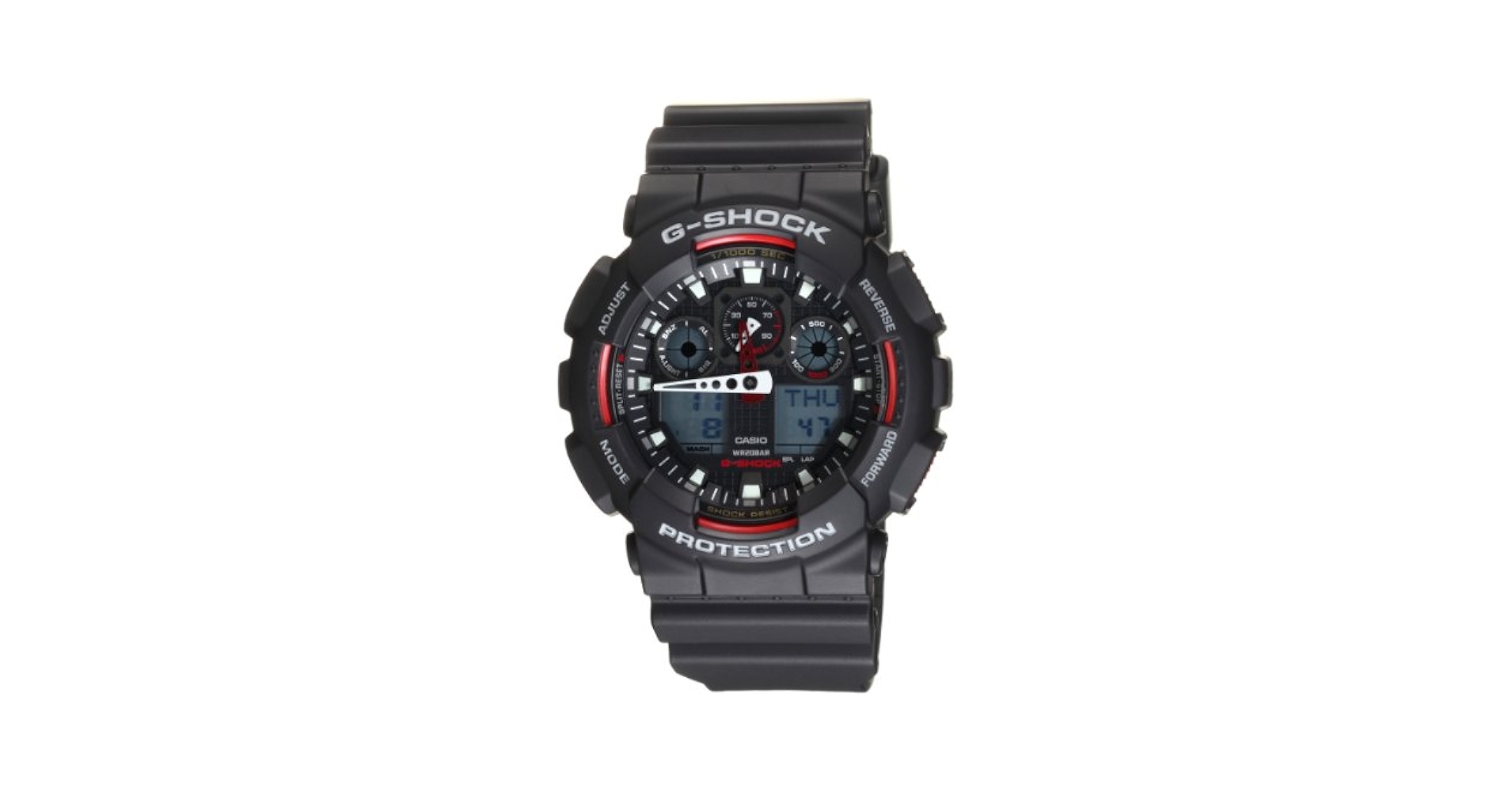 G-SHOCK GA-100-1A4 デジタル腕時計 GA-100DA-4AJR | CASIO
