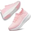 YHOON Womens Slip on Walking Shoes Comfort Sock Shoes Non Slip Mesh Casual Running Sneakers