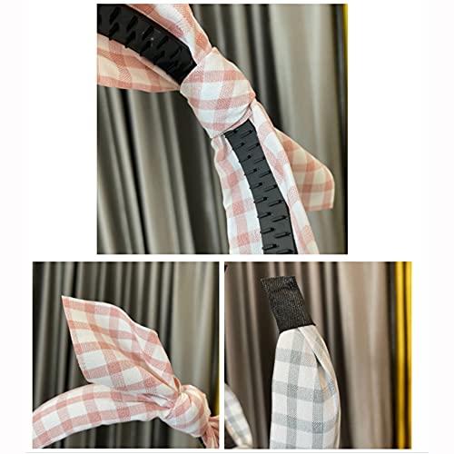 Lvyeer Knotted Bow Headbands For Women Bowknot Hair Bands Knotted Wide Headbands With Teeth For Women And Girls Cute Non-Slip Headbands Hair Accessories 4 Colors #TOP6