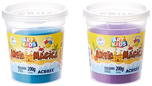 Massa Areia Castelos, Acrilex, 400 g