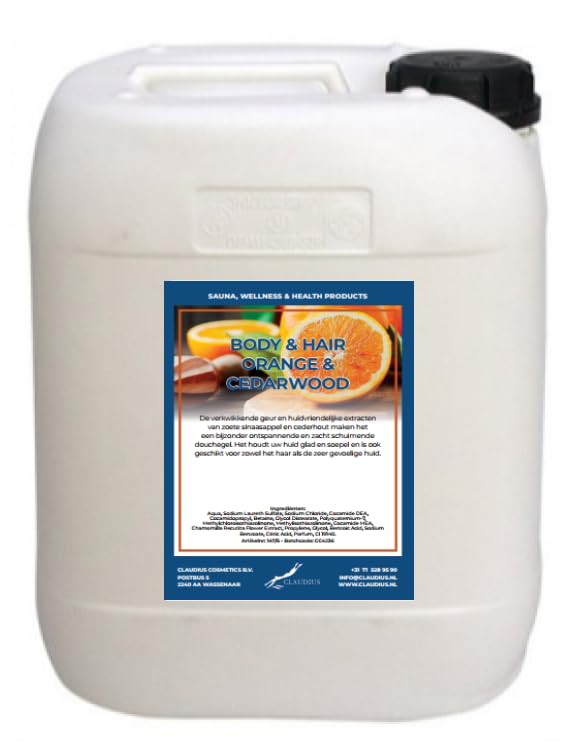 Body & Hair Sweet Orange & Cedarwood - 10 Liter - 2 in 1 für Körper und Haar