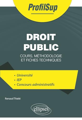 livre Droit public: Cours, méthodologie et fiches techniques