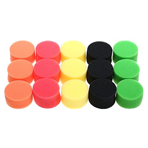 Kit 16 Pièces Tampons Polissage Voiture 50mm - Disques Éponge Pour Polisseuse Et Détails Auto