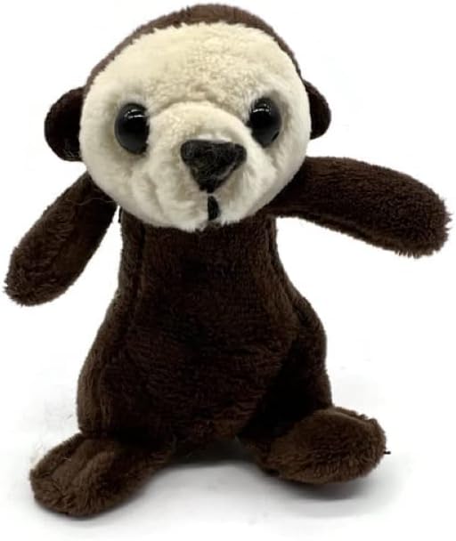 The Petting Zoo, Mermaid Doll with Sea Otter Stuffed Animal, Gifts for Girls, Plush Doll with Sea Otter Plush Toy, 17 Inches (African American)