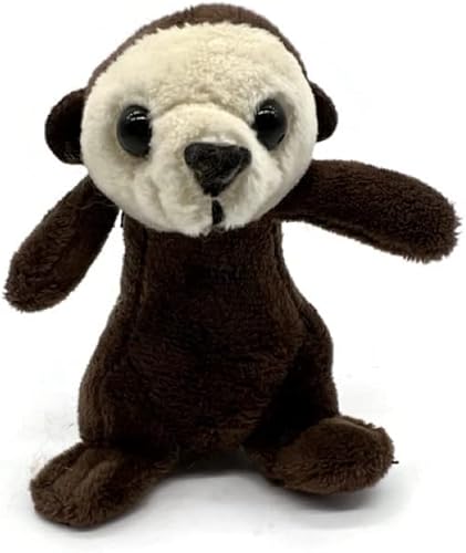 Miniatura 4 de The Petting Zoo Muñeca de sirena con animal de peluche de nutria de mar, gran regalo para niñas, muñeca de peluche de sirena con nutria de mar, 17