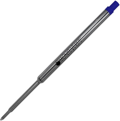 Vista 4 de Monteverde Recambio de bolígrafo de gel sin tapa para bolígrafo Waterman, punta fina, negro, 2 por paquete (W422BK) Negro