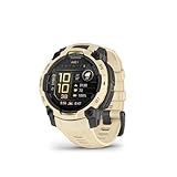 Garmin Instinct 3, Smartwatch, 45mm, Display AMOLED 1,2', Lunetta in metallo, GPS Multi-band, 10ATM, Torcia LED, 90+ App per lo Sport, Pay, Autonomia 18 giorni, (Citrine)