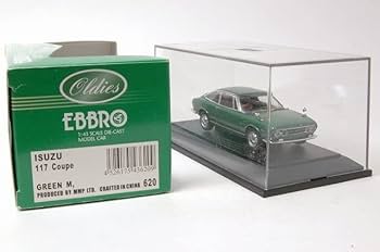 エブロ いすゞ117クーペ(グリーンメタリック) 1/43 Amazon | EBBRO (エブロ） 1/43 ISUZU 117 Coupe いすゞ 117