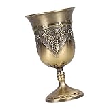 Verres à boire - l'extérieur luxueux de ce verre à vin met en valeur l'unicité et l'élégance, les tasses à pied rétro