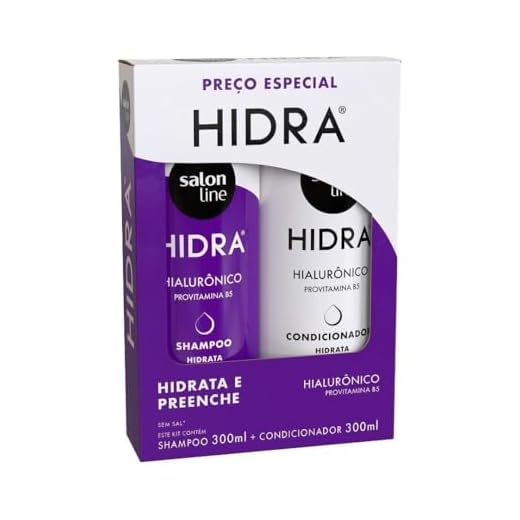 Shampoo+Condicionador Salon Line Hidra Hialurônico 300ml