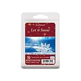 Scentsationals Christmas Wax Melts, Wax Cubes Strong Scent - Holiday Collection Let it Snow - Long Lasting Scented Wax Melts for Warmer, 2.5 oz (6 Cubes)