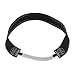 Invisibobble Multiband Hair Band and Hair Tie 2-in-1 band with Strong Grip, Non-soaking, High Wearing Comfort Updo Tool- True Black