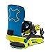 Bent Metal Axtion Mens Snowboard Bindings, M, Blue/Green