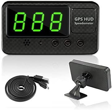 VJOYCAR C60s Universal Digital GPS Speedometer Car Hud Head Up Display with MPH Speed Alert Fatigue Driving Alarm, 100% for All Cars Truck Motorcycle ATV SUV Pick-up Scooter Golf Cart