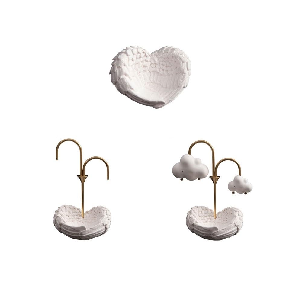 QINGGANG-0224 jewelry organizer Earrings Display Rack Earrings Rack Plaster Creative Ornaments Jewelry Store Earrings Storage Display Metal Frame for dressing table